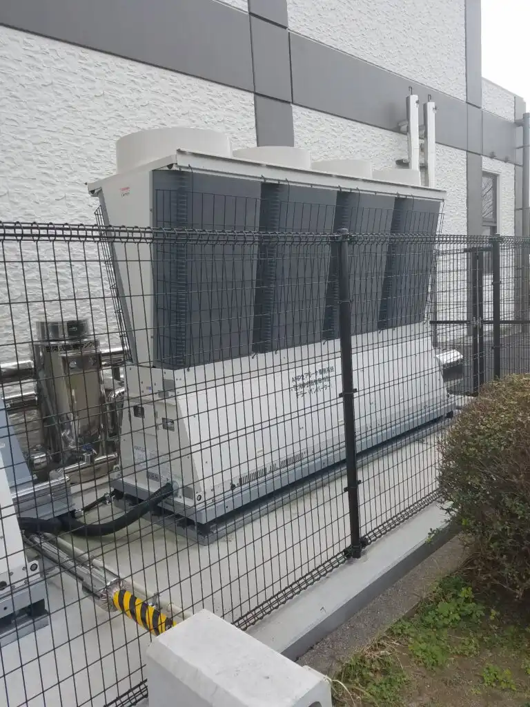 熱源機-EHPチラー-芦屋体育館THEAR輻射パネル冷暖房シアー