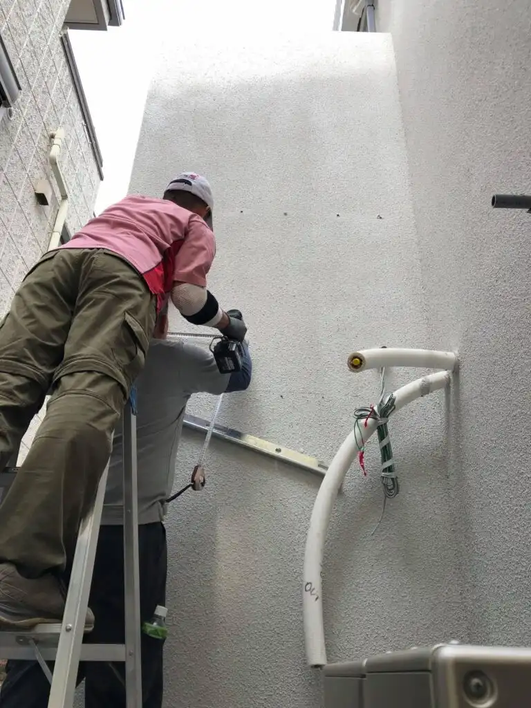 熱源機-壁アンカー-THEAR輻射パネル冷暖房シアー